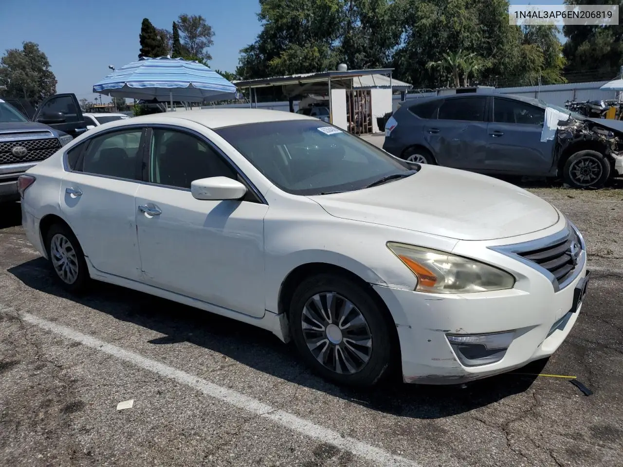 2014 Nissan Altima 2.5 VIN: 1N4AL3AP6EN206819 Lot: 63564945