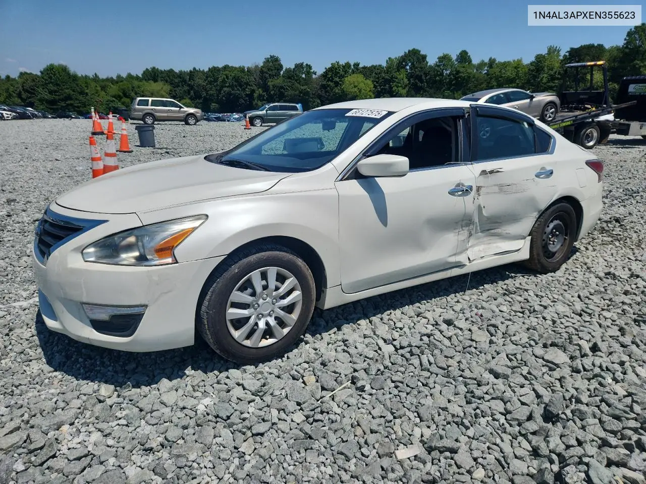 2014 Nissan Altima 2.5 VIN: 1N4AL3APXEN355623 Lot: 66127575