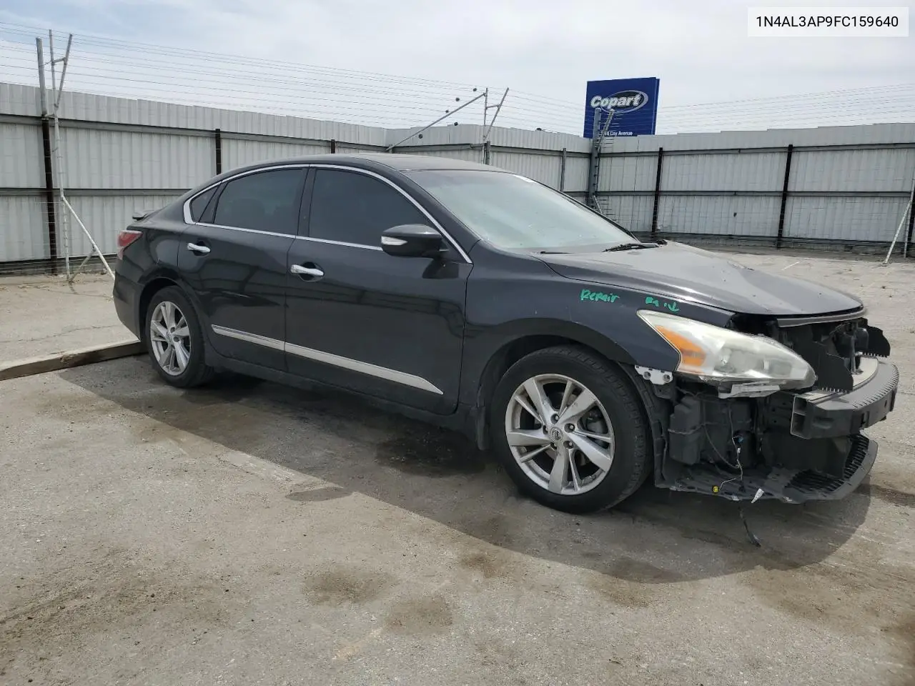 2015 Nissan Altima 2.5 VIN: 1N4AL3AP9FC159640 Lot: 52828235