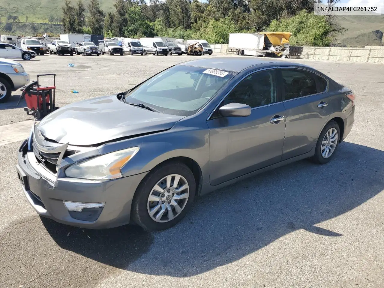 2015 Nissan Altima 2.5 VIN: 1N4AL3AP4FC261752 Lot: 53968285