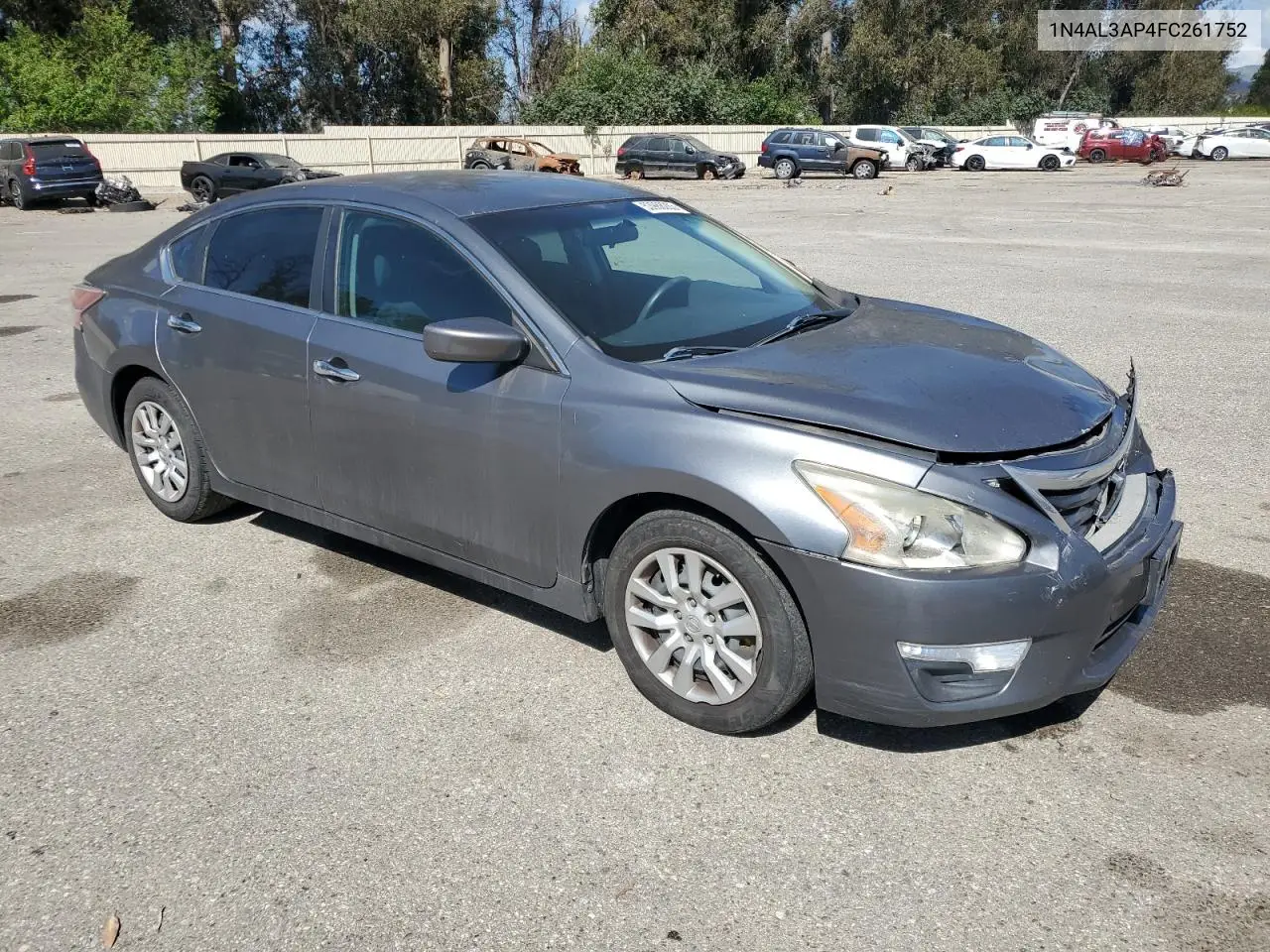 2015 Nissan Altima 2.5 VIN: 1N4AL3AP4FC261752 Lot: 53968285