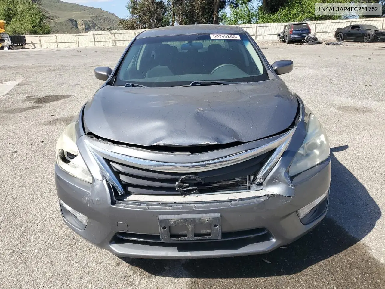 2015 Nissan Altima 2.5 VIN: 1N4AL3AP4FC261752 Lot: 53968285