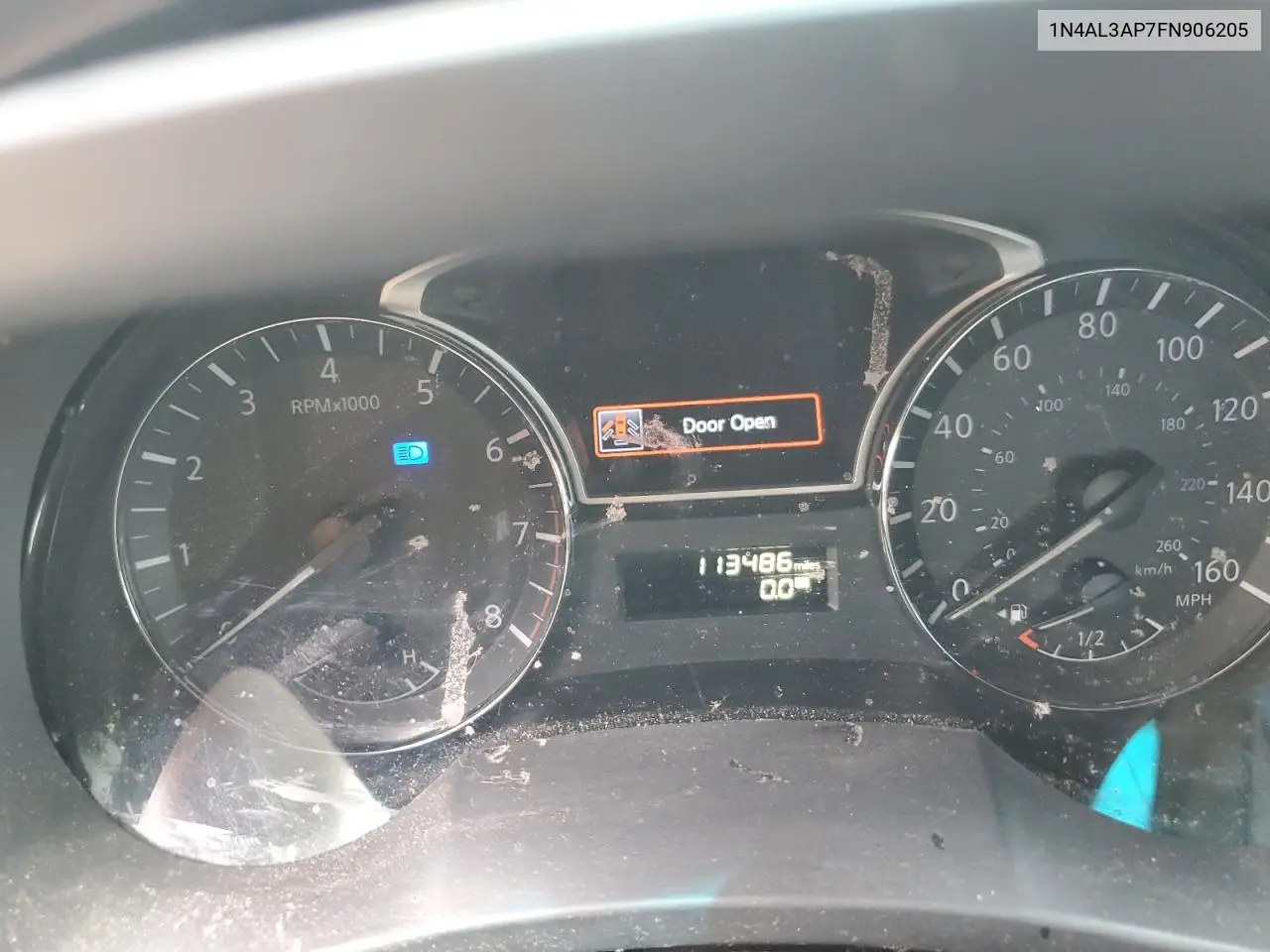2015 Nissan Altima 2.5 VIN: 1N4AL3AP7FN906205 Lot: 54201625