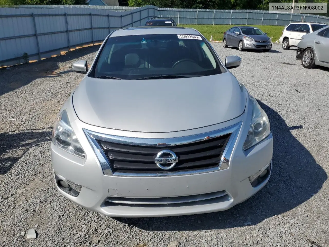 2015 Nissan Altima 2.5 VIN: 1N4AL3AP3FN908002 Lot: 55932085