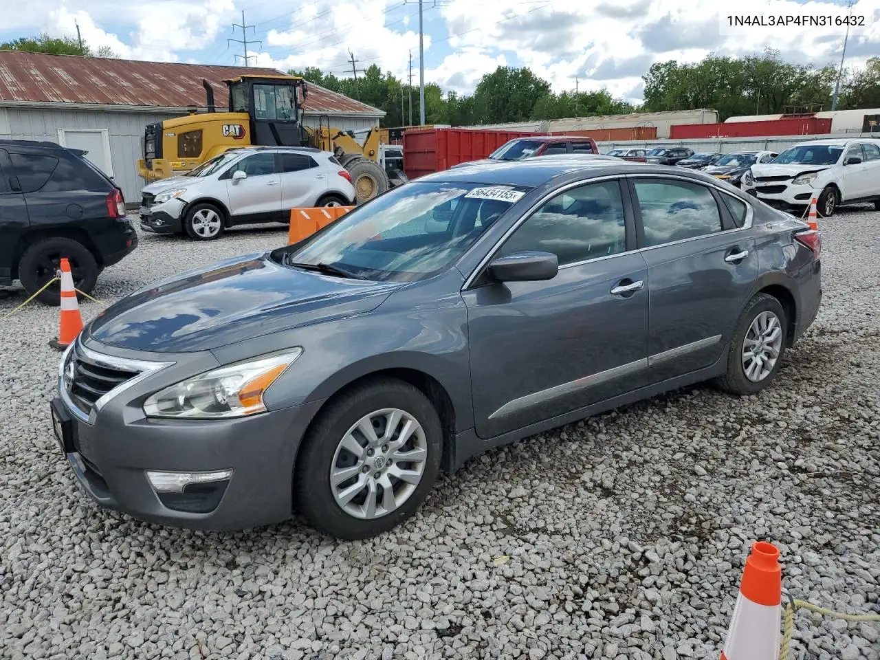 2015 Nissan Altima 2.5 VIN: 1N4AL3AP4FN316432 Lot: 56434155