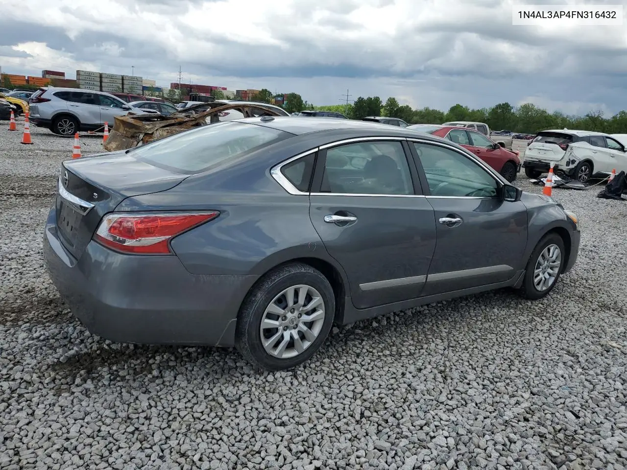 2015 Nissan Altima 2.5 VIN: 1N4AL3AP4FN316432 Lot: 56434155