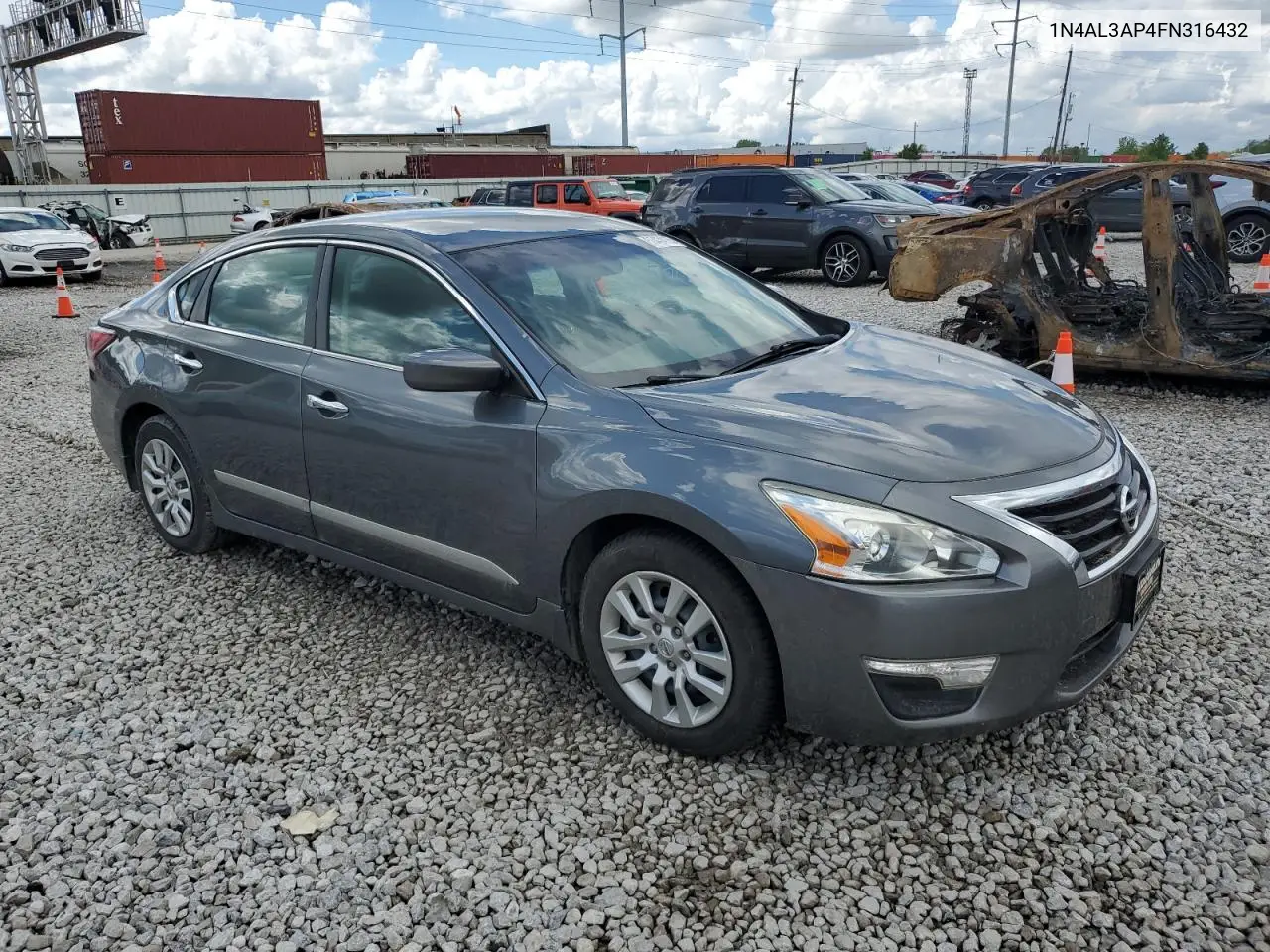 2015 Nissan Altima 2.5 VIN: 1N4AL3AP4FN316432 Lot: 56434155