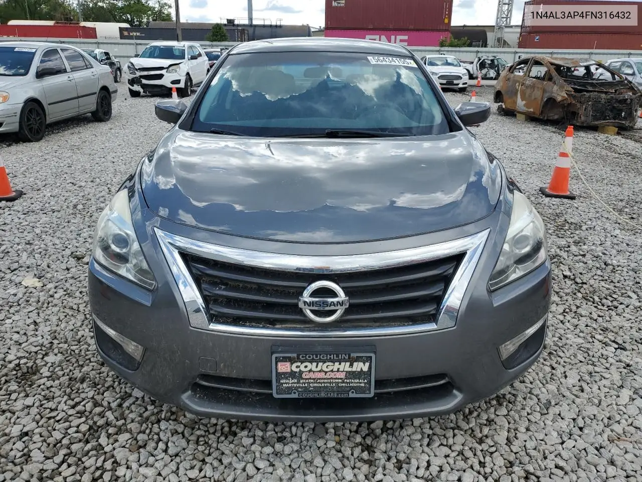 2015 Nissan Altima 2.5 VIN: 1N4AL3AP4FN316432 Lot: 56434155