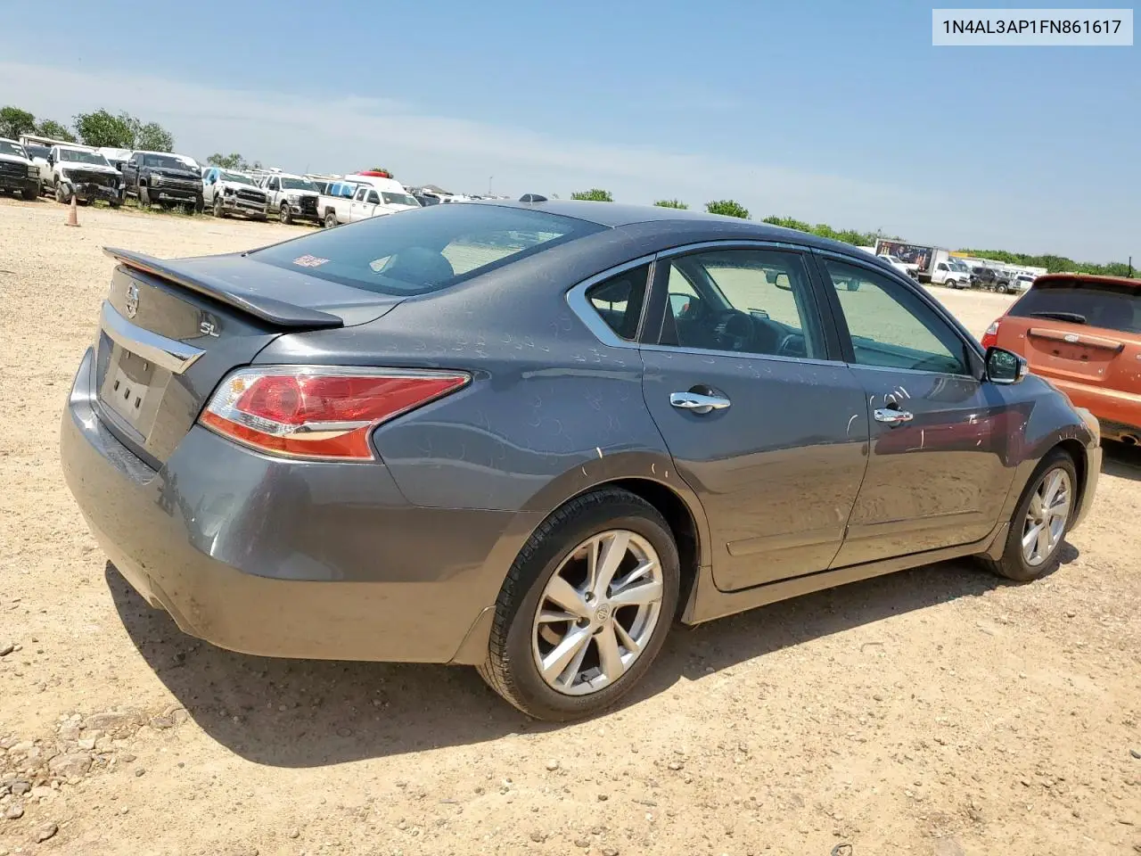 2015 Nissan Altima 2.5 VIN: 1N4AL3AP1FN861617 Lot: 56671585