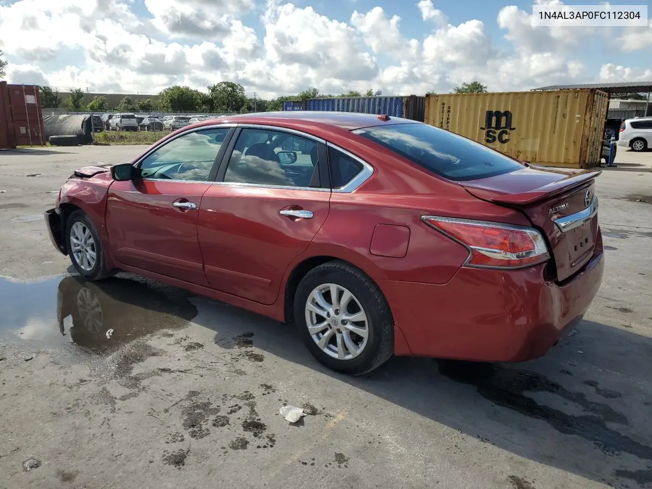2015 Nissan Altima 2.5 VIN: 1N4AL3AP0FC112304 Lot: 56693115