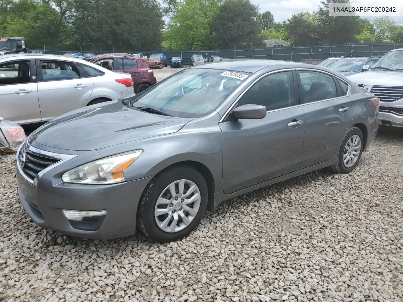 2015 Nissan Altima 2.5 VIN: 1N4AL3AP6FC200242 Lot: 57085685