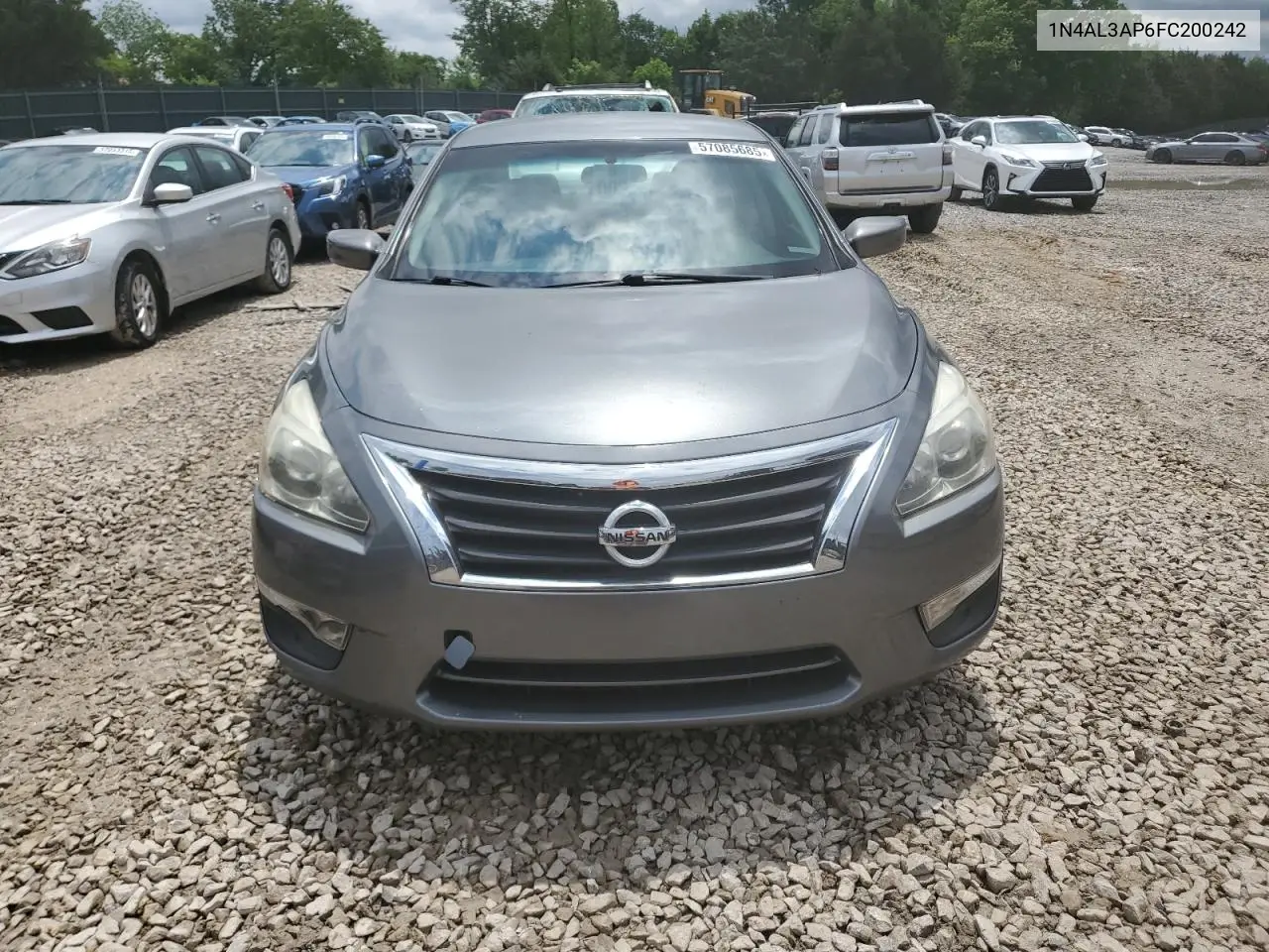 2015 Nissan Altima 2.5 VIN: 1N4AL3AP6FC200242 Lot: 57085685
