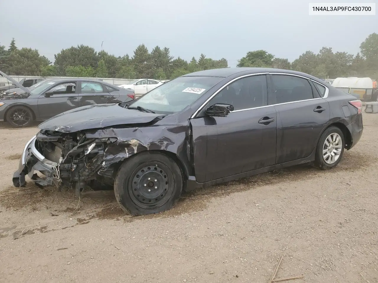 2015 Nissan Altima 2.5 VIN: 1N4AL3AP9FC430700 Lot: 57594325