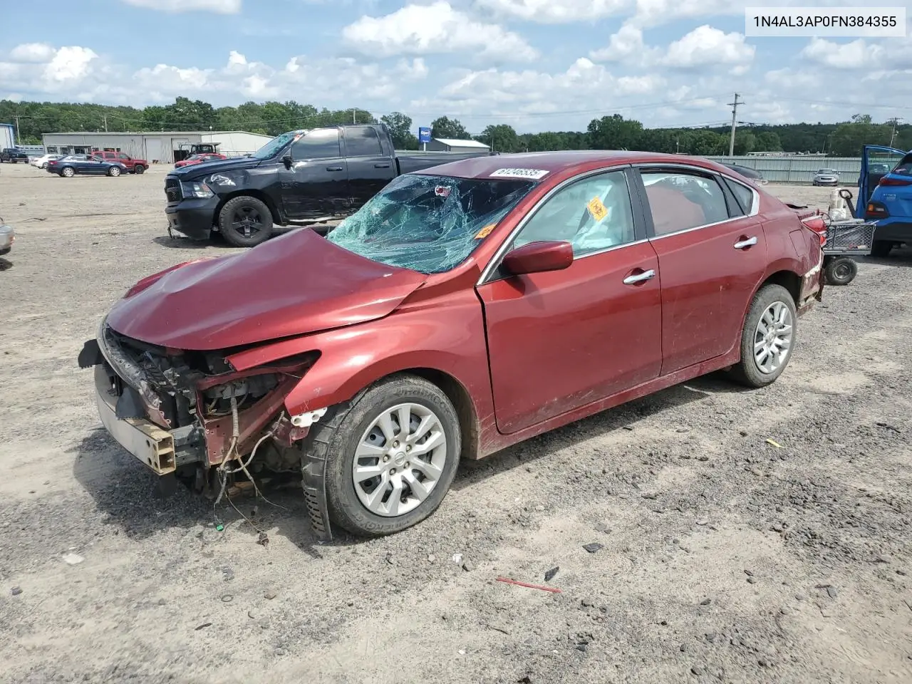 2015 Nissan Altima 2.5 VIN: 1N4AL3AP0FN384355 Lot: 61246535