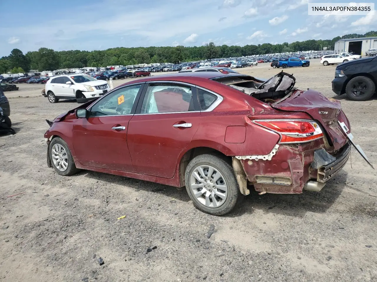 2015 Nissan Altima 2.5 VIN: 1N4AL3AP0FN384355 Lot: 61246535