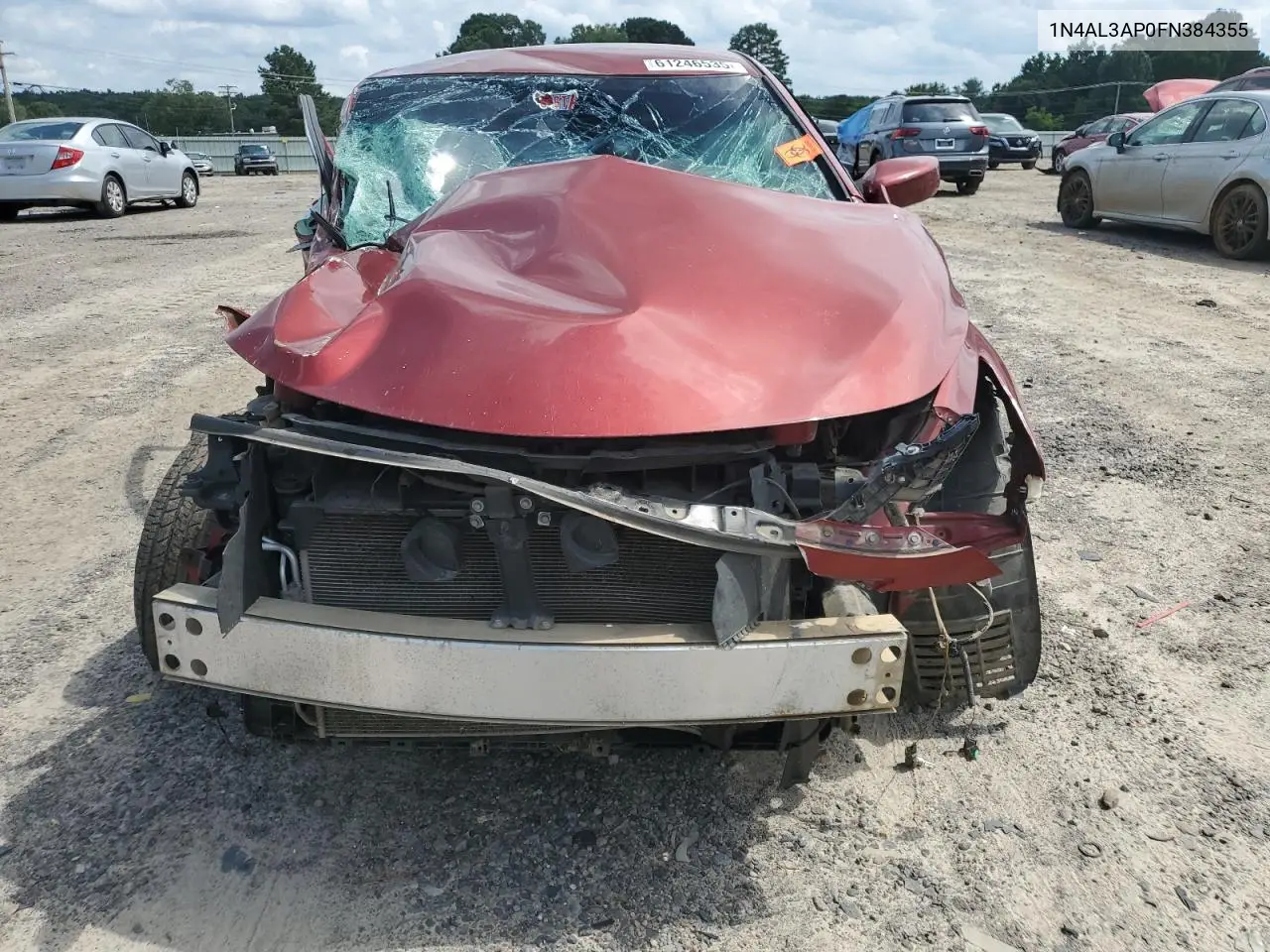 2015 Nissan Altima 2.5 VIN: 1N4AL3AP0FN384355 Lot: 61246535