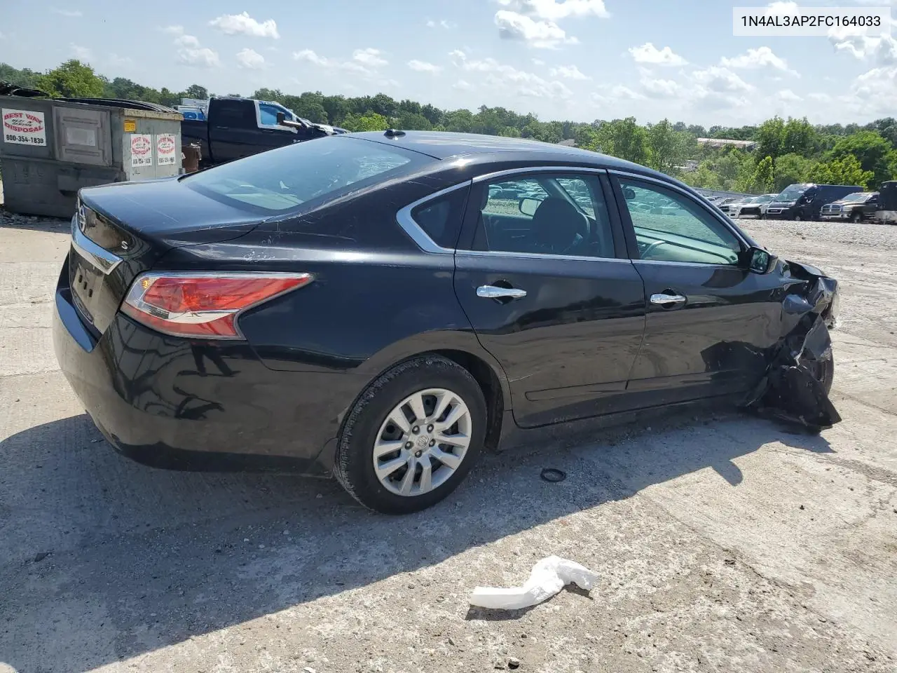 2015 Nissan Altima 2.5 VIN: 1N4AL3AP2FC164033 Lot: 62028185