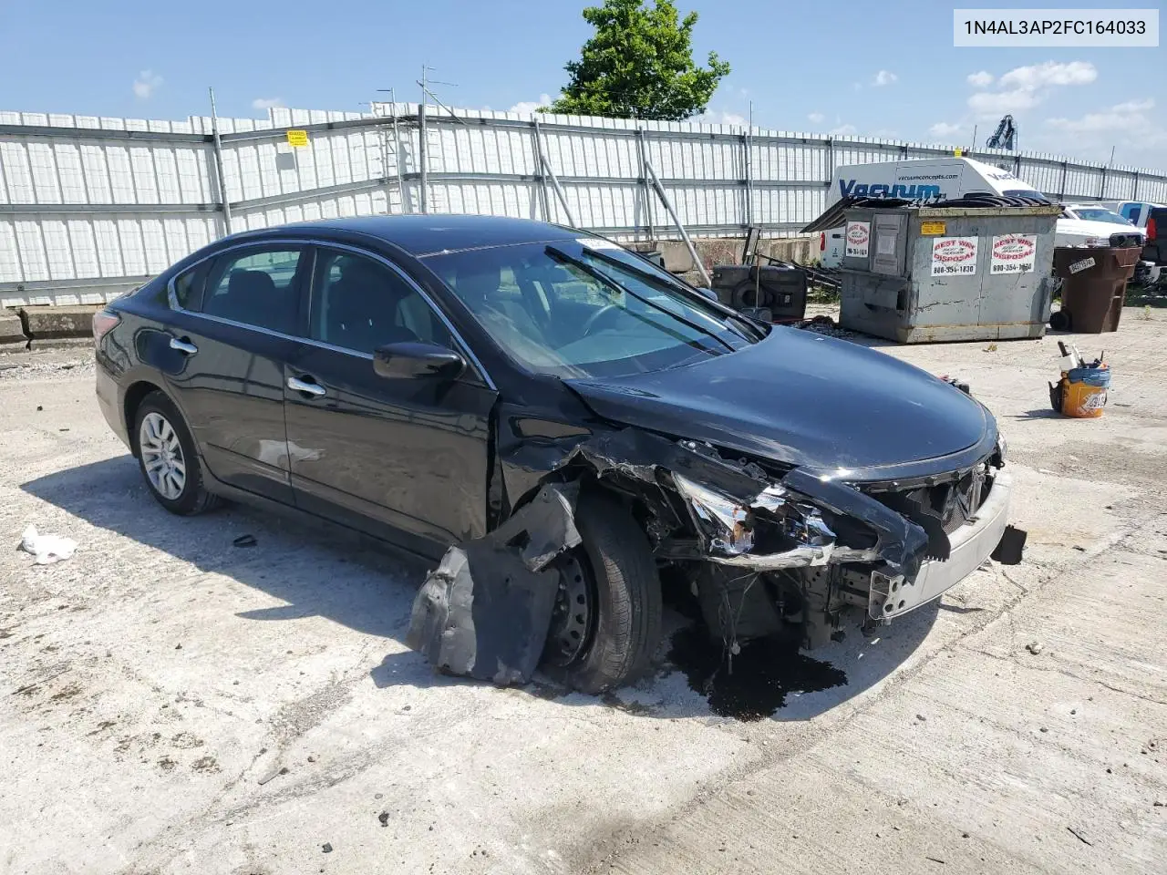 2015 Nissan Altima 2.5 VIN: 1N4AL3AP2FC164033 Lot: 62028185