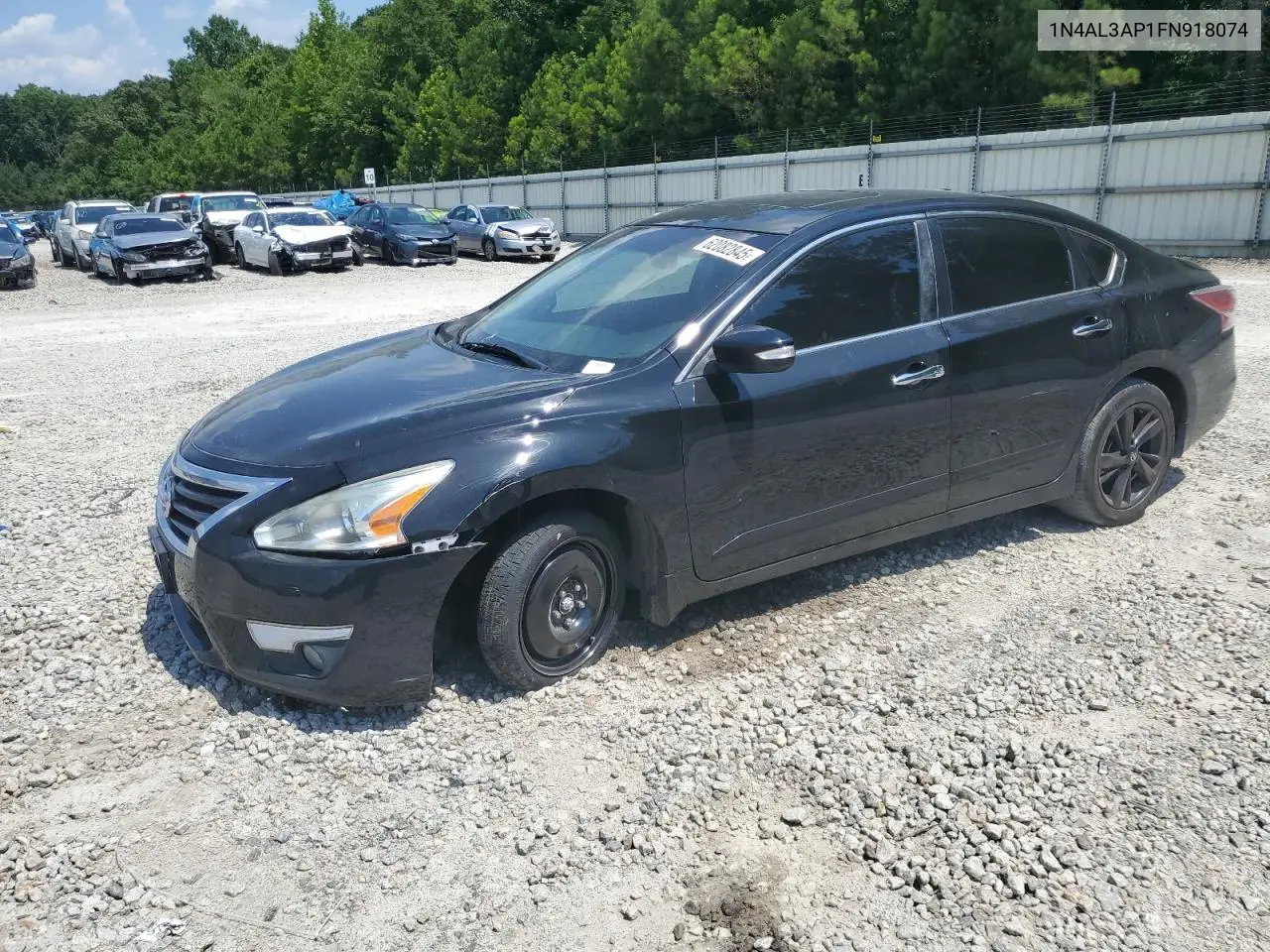 2015 Nissan Altima 2.5 VIN: 1N4AL3AP1FN918074 Lot: 62082845
