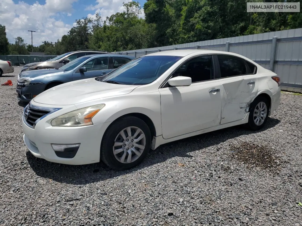 2015 Nissan Altima 2.5 VIN: 1N4AL3AP1FC219443 Lot: 62150705