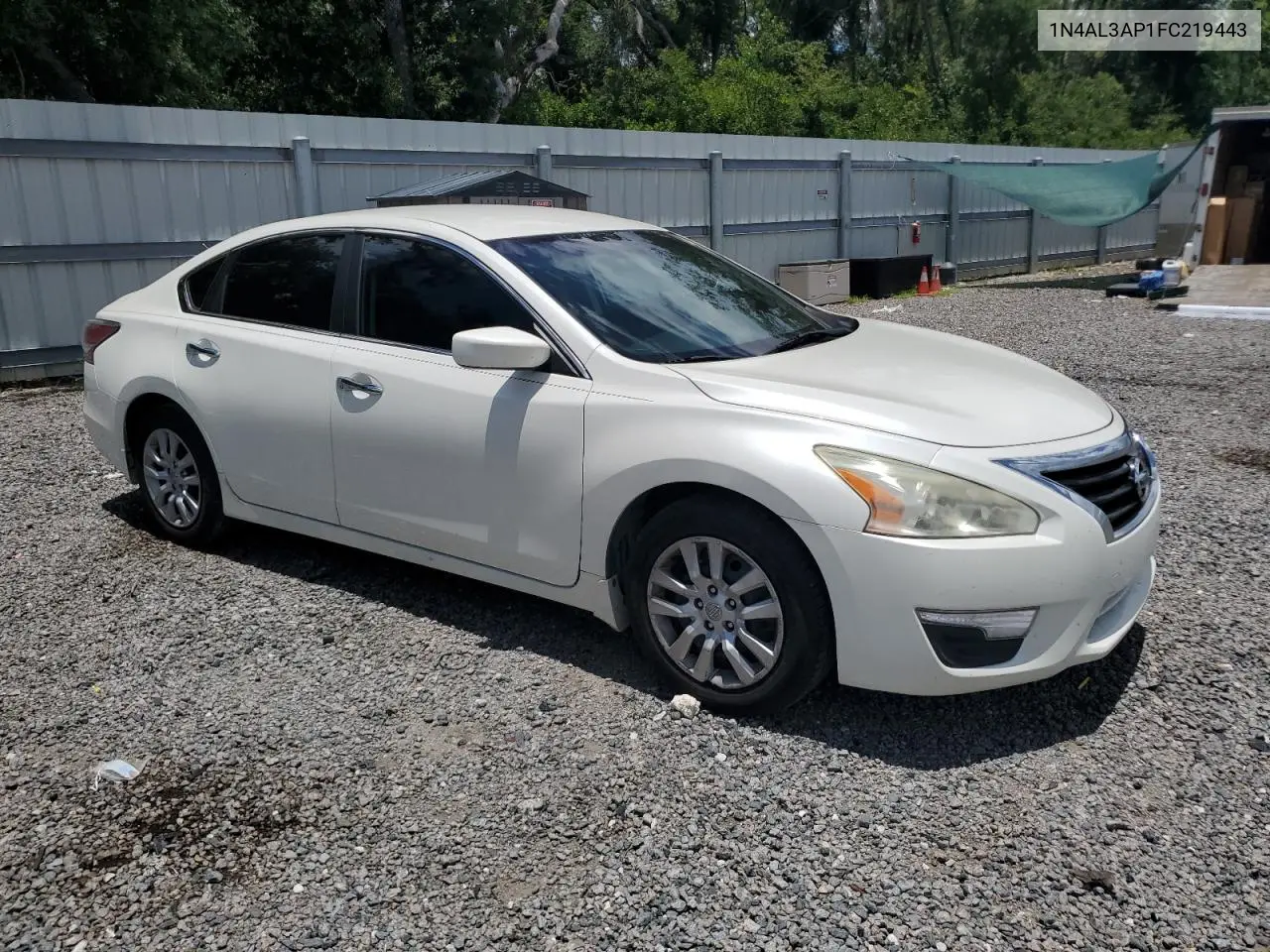 2015 Nissan Altima 2.5 VIN: 1N4AL3AP1FC219443 Lot: 62150705