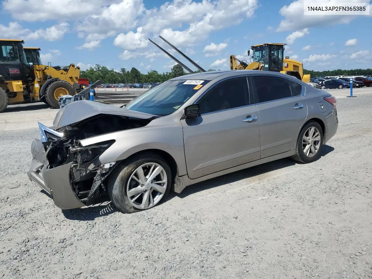 2015 Nissan Altima 2.5 VIN: 1N4AL3AP2FN365385 Lot: 63037545