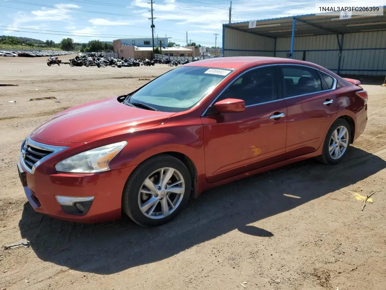 2015 Nissan Altima 2.5 VIN: 1N4AL3AP3FC206399 Lot: 63086605