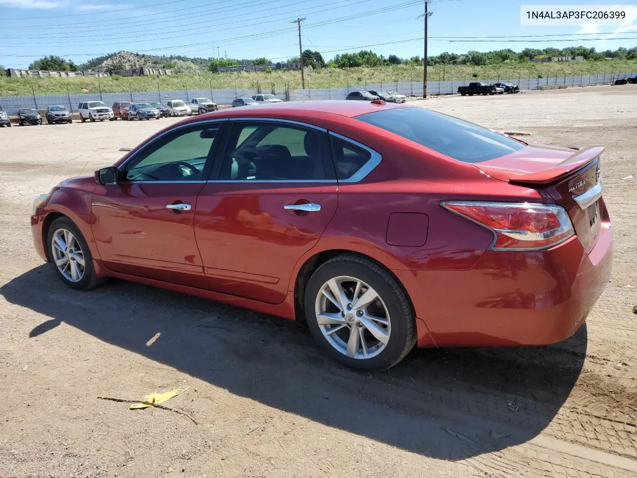 2015 Nissan Altima 2.5 VIN: 1N4AL3AP3FC206399 Lot: 63086605