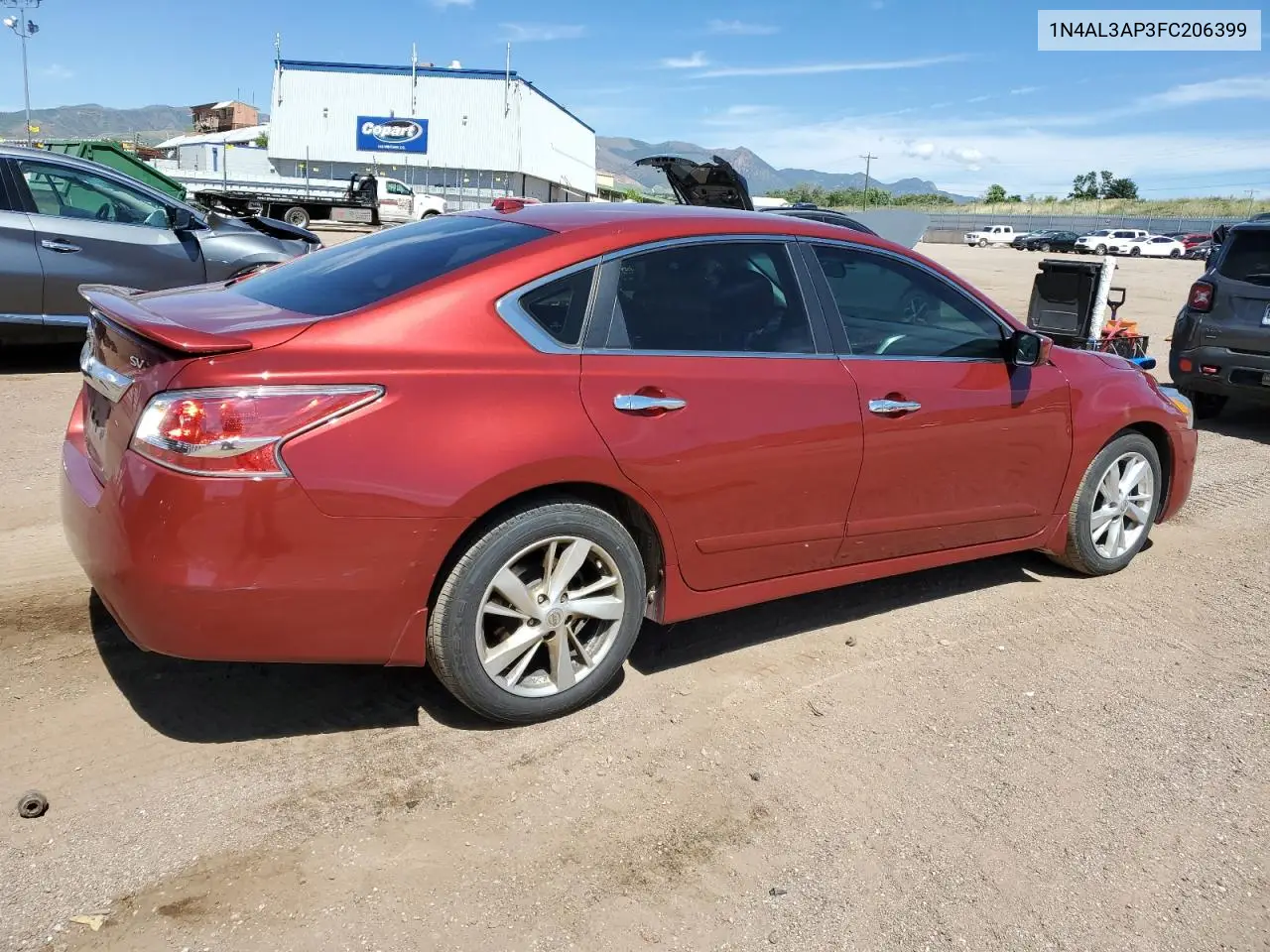 2015 Nissan Altima 2.5 VIN: 1N4AL3AP3FC206399 Lot: 63086605