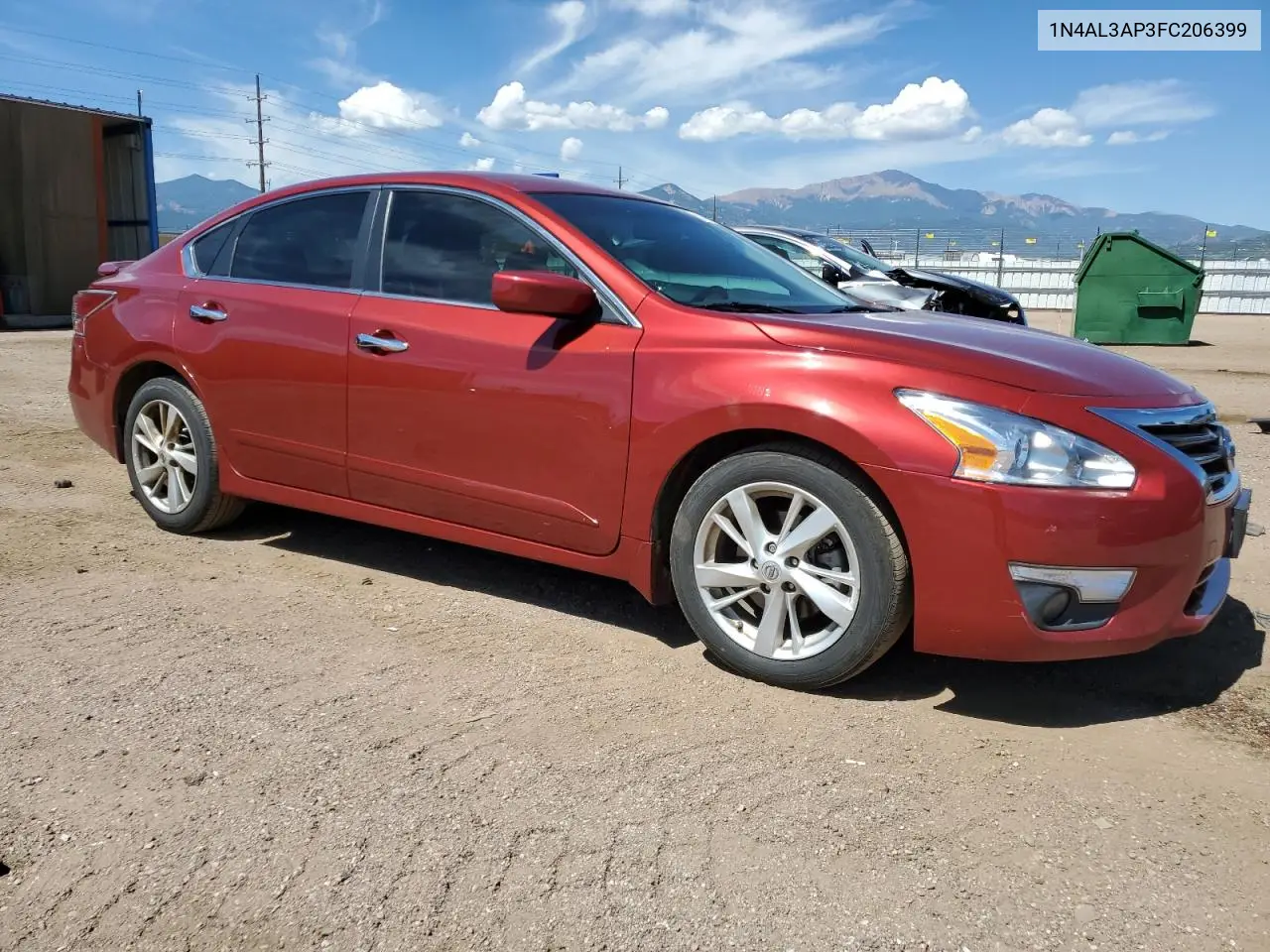 2015 Nissan Altima 2.5 VIN: 1N4AL3AP3FC206399 Lot: 63086605