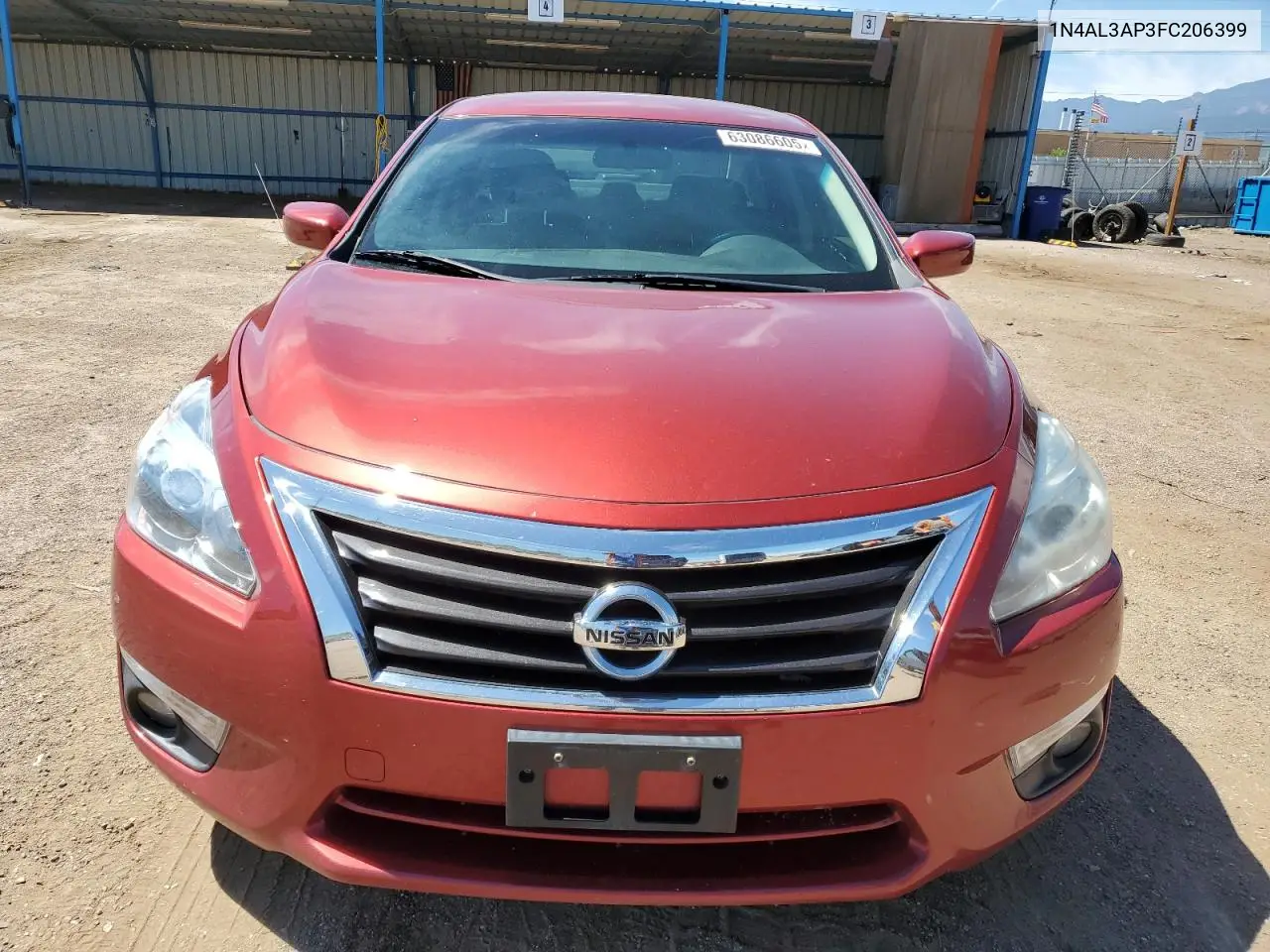 2015 Nissan Altima 2.5 VIN: 1N4AL3AP3FC206399 Lot: 63086605
