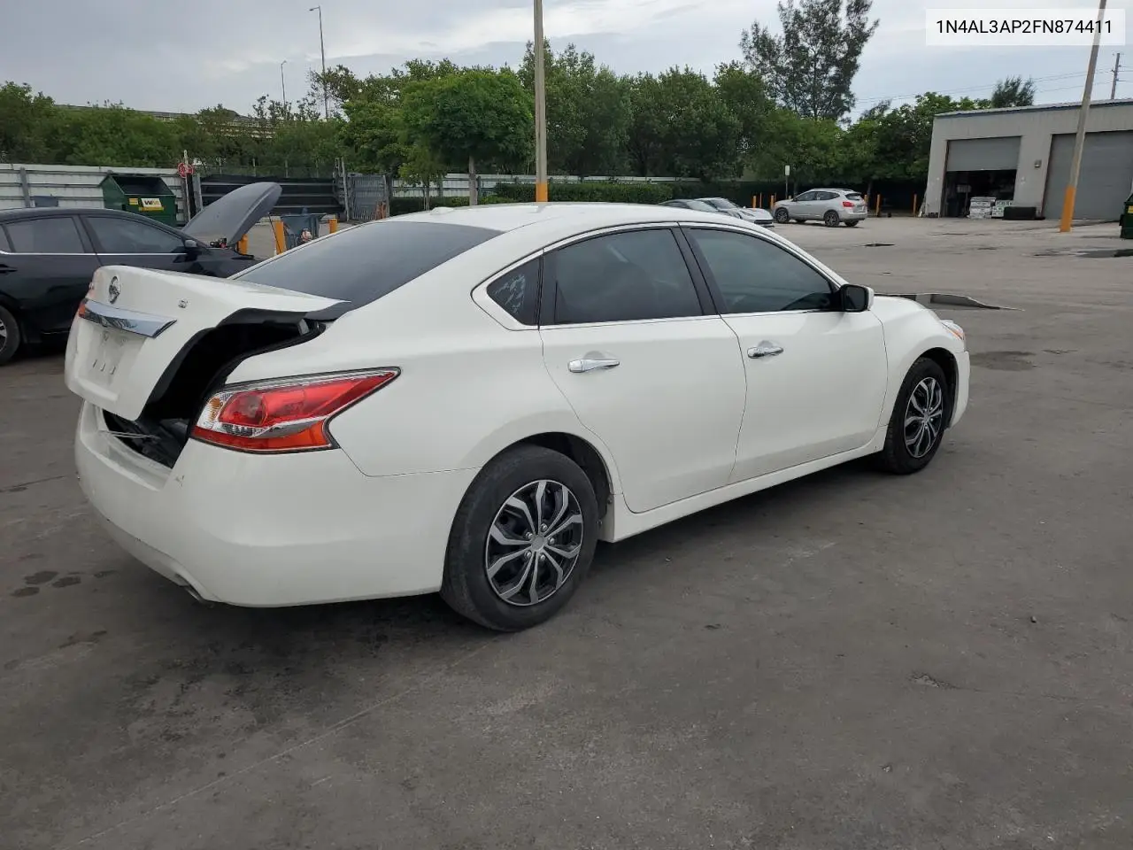 2015 Nissan Altima 2.5 VIN: 1N4AL3AP2FN874411 Lot: 63219625