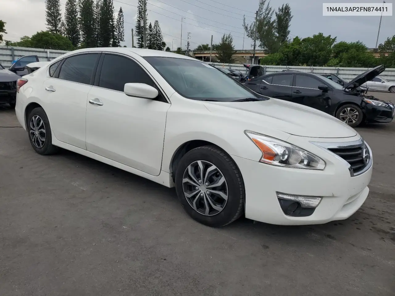 2015 Nissan Altima 2.5 VIN: 1N4AL3AP2FN874411 Lot: 63219625