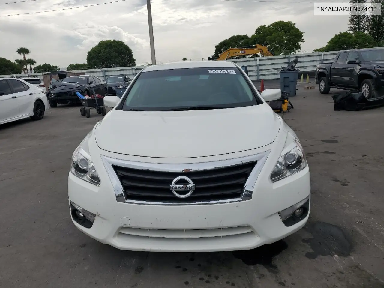 2015 Nissan Altima 2.5 VIN: 1N4AL3AP2FN874411 Lot: 63219625