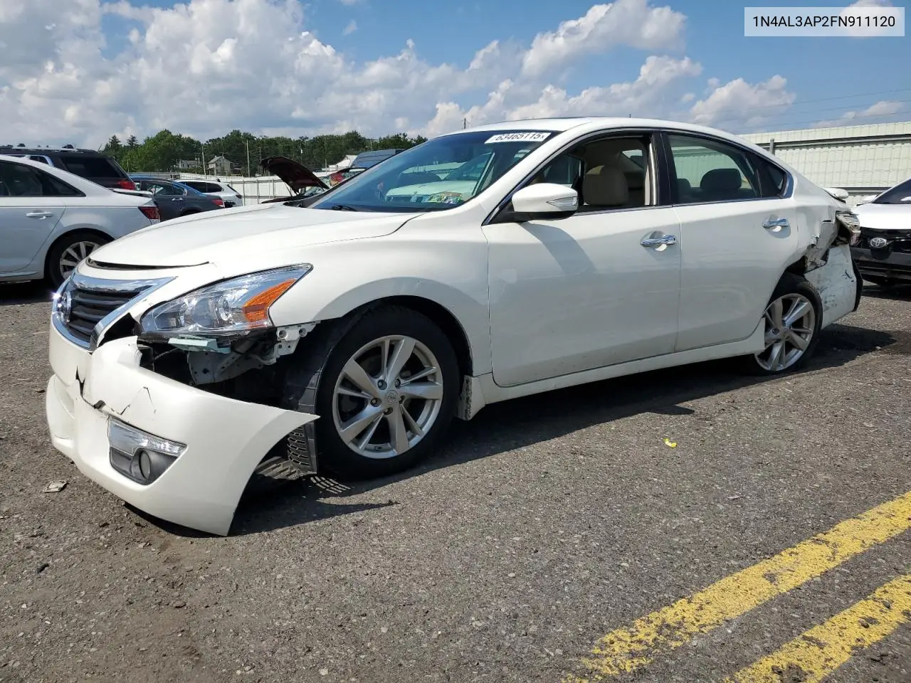 2015 Nissan Altima 2.5 VIN: 1N4AL3AP2FN911120 Lot: 63465115