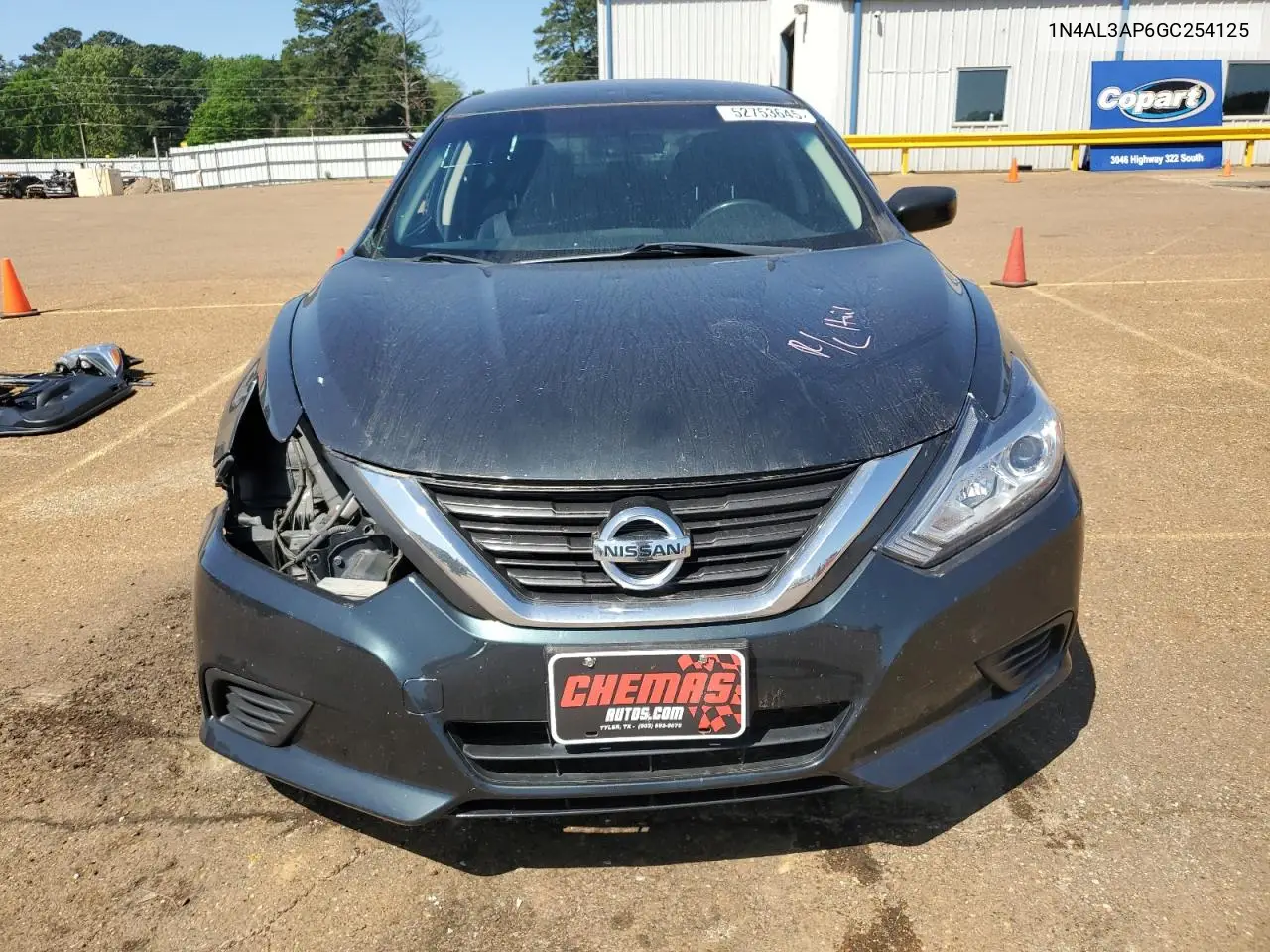 2016 Nissan Altima 2.5 VIN: 1N4AL3AP6GC254125 Lot: 52753645