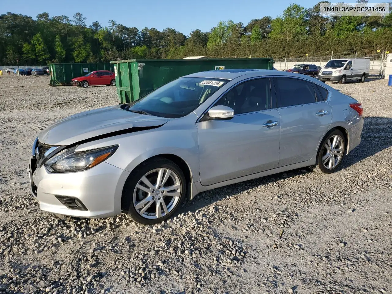 2016 Nissan Altima 3.5Sl VIN: 1N4BL3AP7GC231456 Lot: 52951365