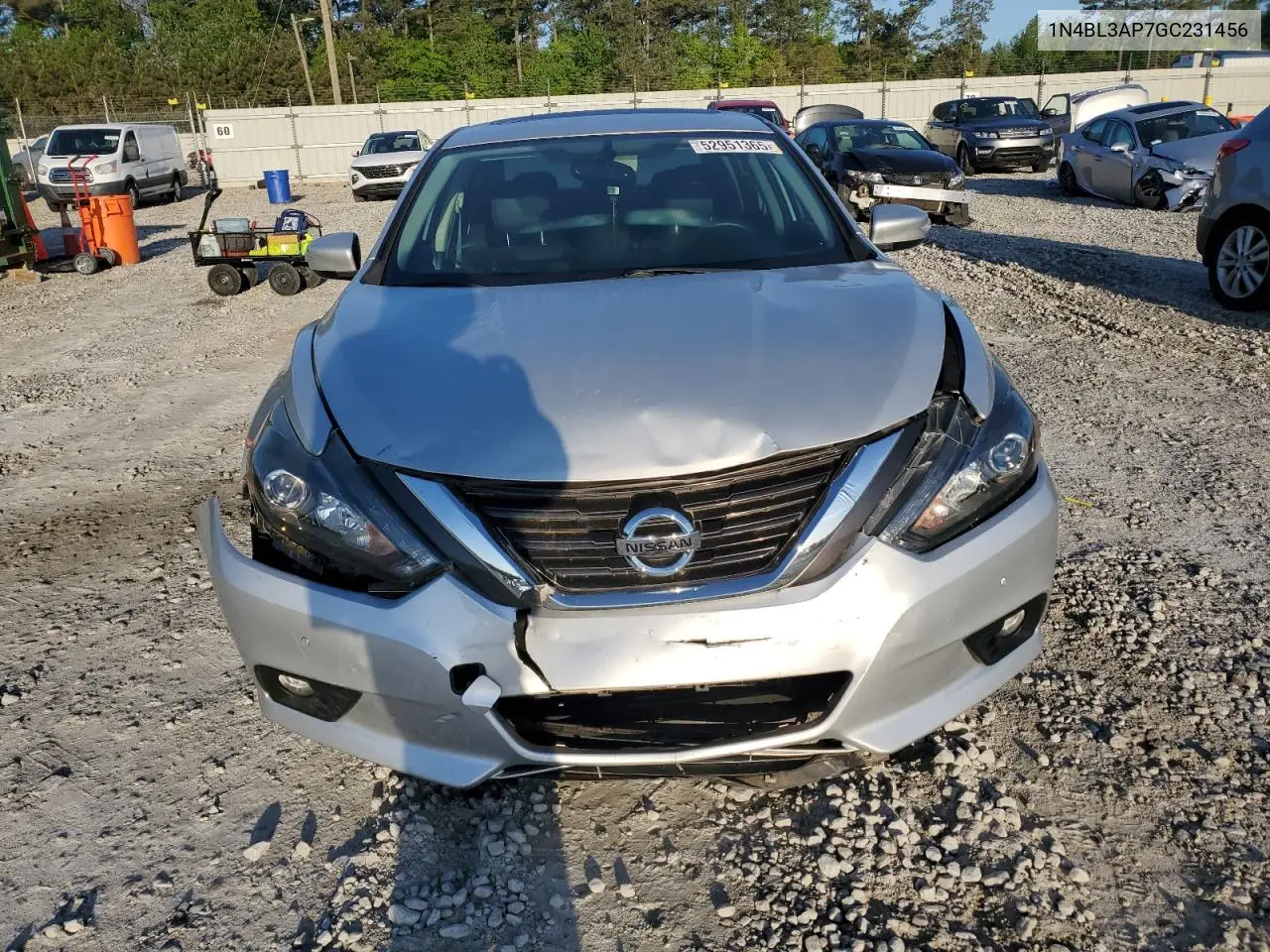 2016 Nissan Altima 3.5Sl VIN: 1N4BL3AP7GC231456 Lot: 52951365