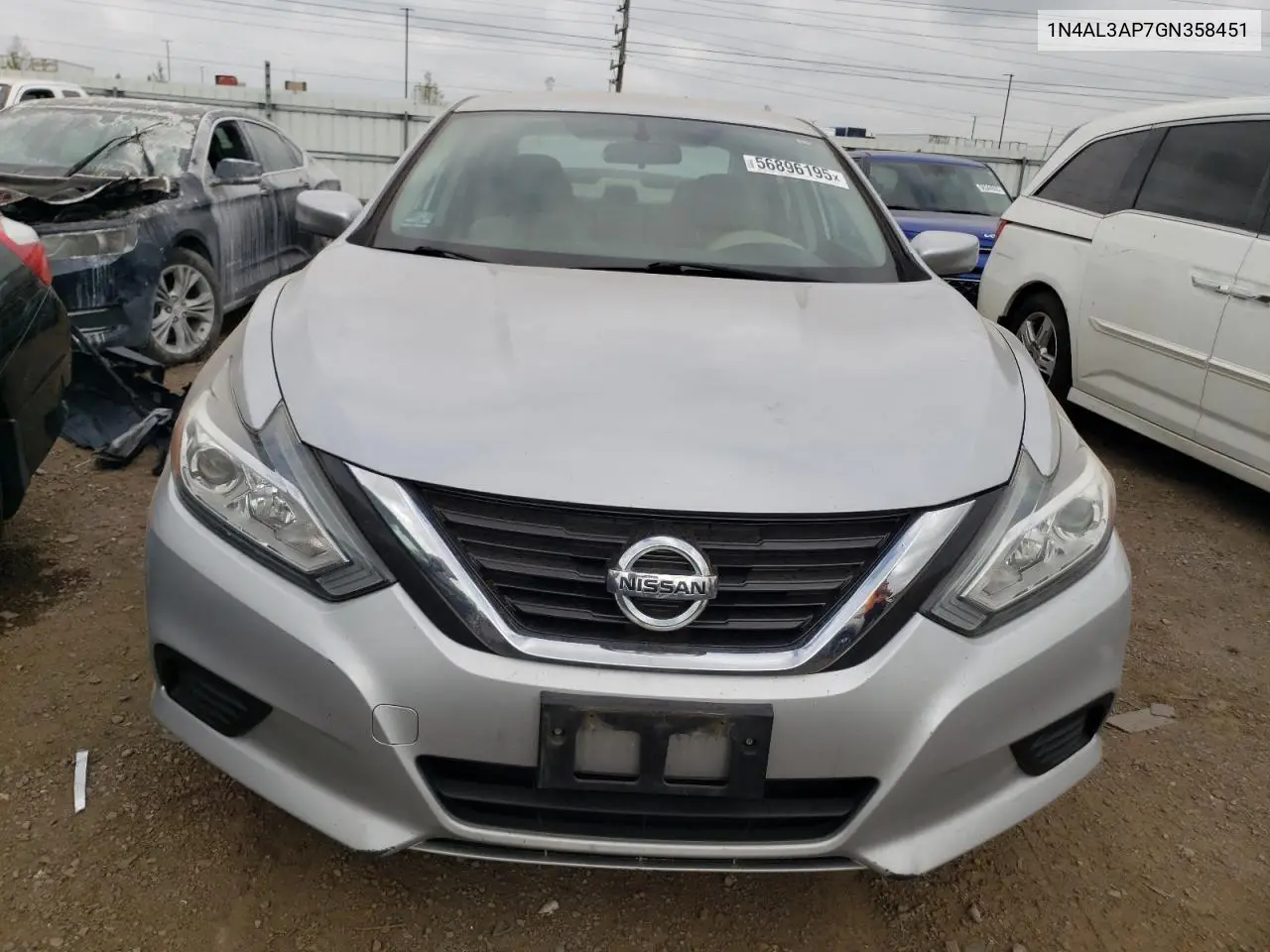 2016 Nissan Altima 2.5 VIN: 1N4AL3AP7GN358451 Lot: 56896195