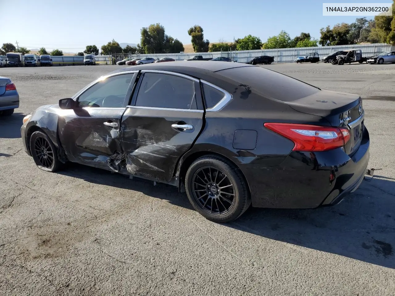 2016 Nissan Altima 2.5 VIN: 1N4AL3AP2GN362200 Lot: 61815765