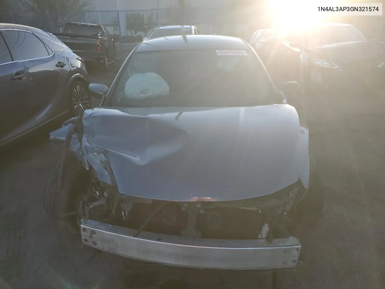 2016 Nissan Altima 2.5 VIN: 1N4AL3AP3GN321574 Lot: 63349205