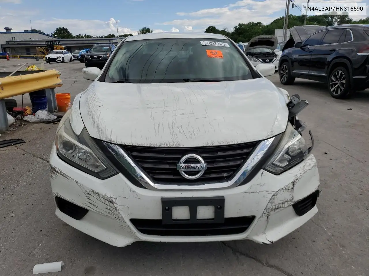 2017 Nissan Altima 2.5 VIN: 1N4AL3AP7HN316590 Lot: 57037185