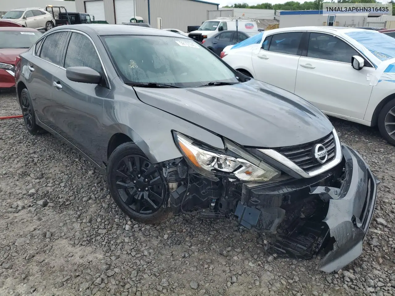 2017 Nissan Altima 2.5 VIN: 1N4AL3AP6HN316435 Lot: 59157245