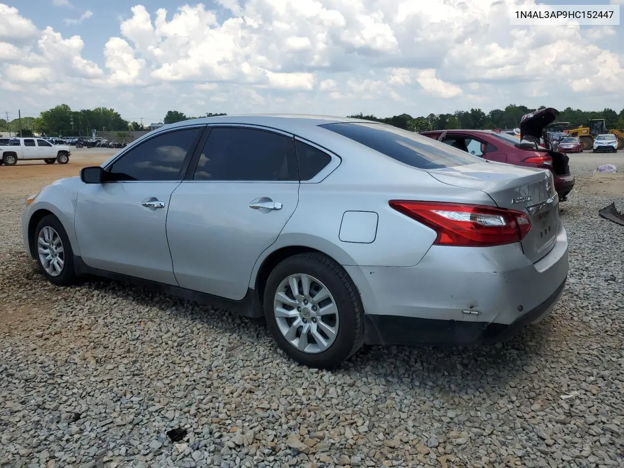 2017 Nissan Altima 2.5 VIN: 1N4AL3AP9HC152447 Lot: 62084665