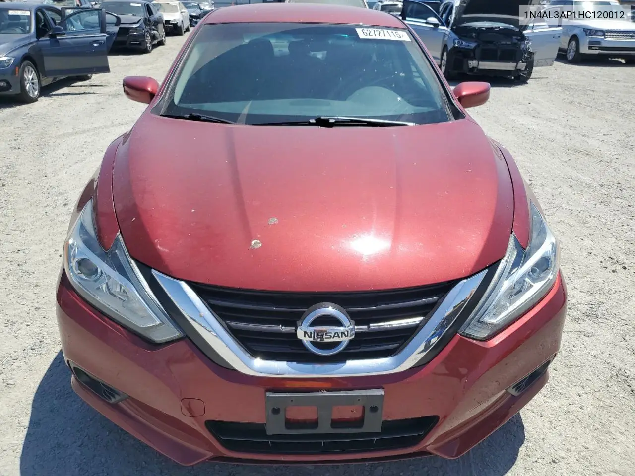 2017 Nissan Altima 2.5 VIN: 1N4AL3AP1HC120012 Lot: 62727115