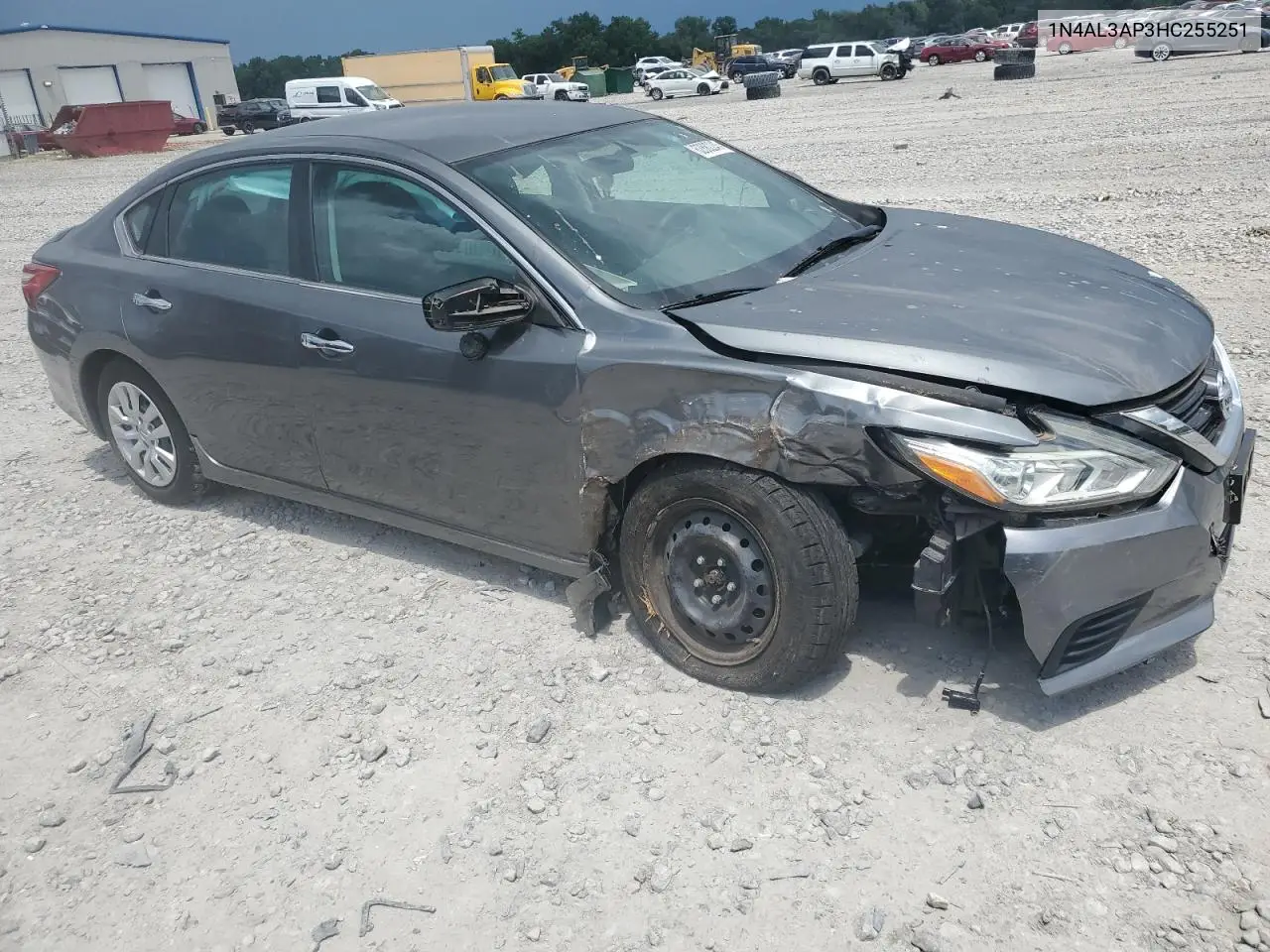 2017 Nissan Altima 2.5 VIN: 1N4AL3AP3HC255251 Lot: 62882245
