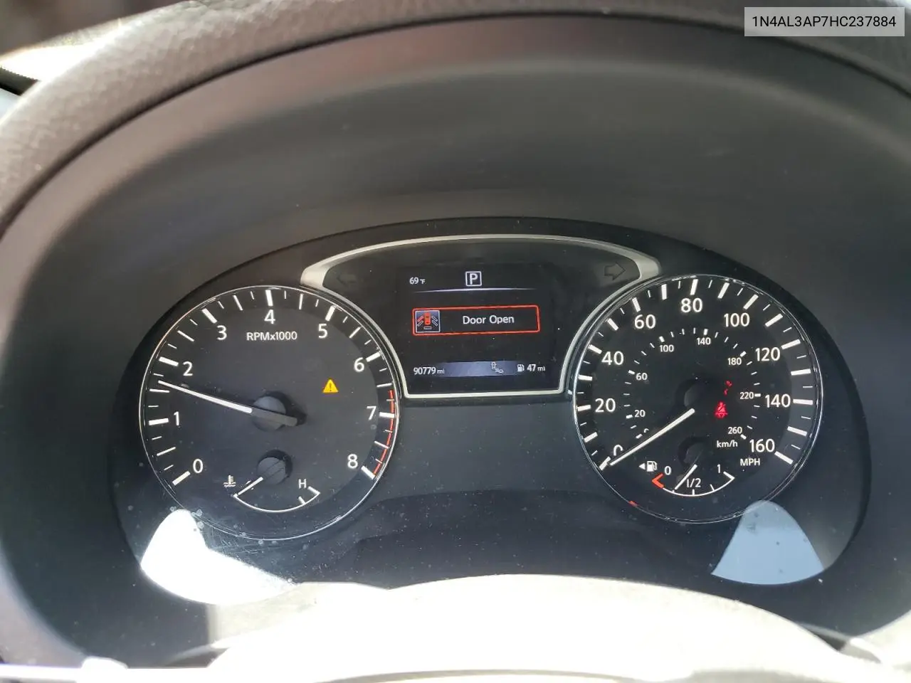 2017 Nissan Altima 2.5 VIN: 1N4AL3AP7HC237884 Lot: 63027975