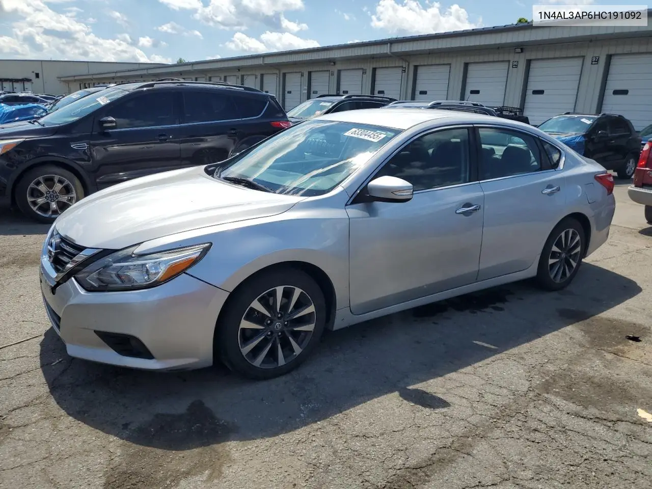 2017 Nissan Altima 2.5 VIN: 1N4AL3AP6HC191092 Lot: 63304455