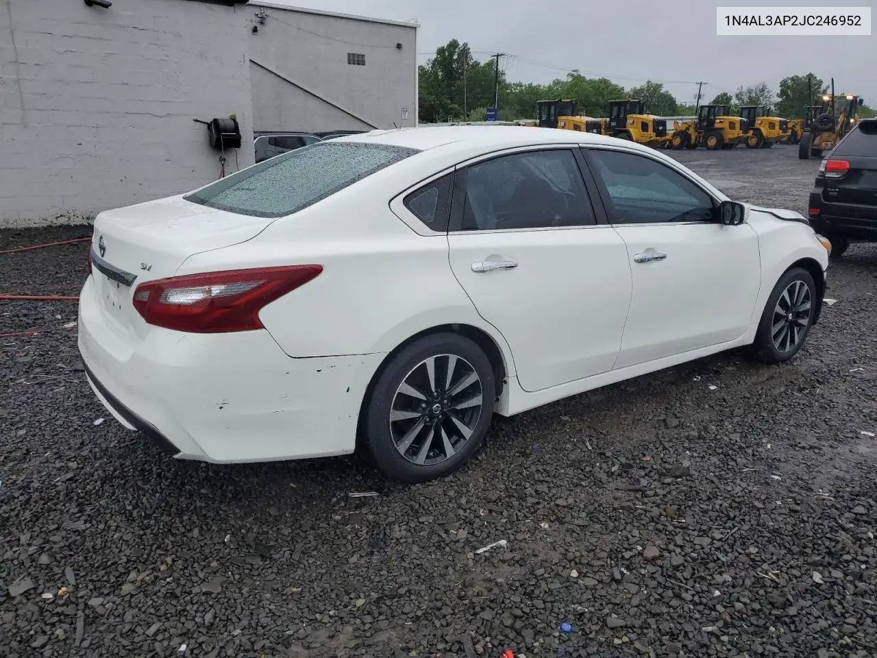 2018 Nissan Altima 2.5 VIN: 1N4AL3AP2JC246952 Lot: 55956605