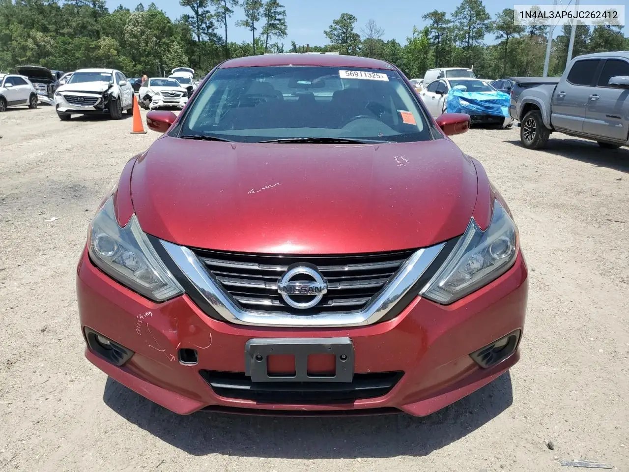 2018 Nissan Altima 2.5 VIN: 1N4AL3AP6JC262412 Lot: 56911325